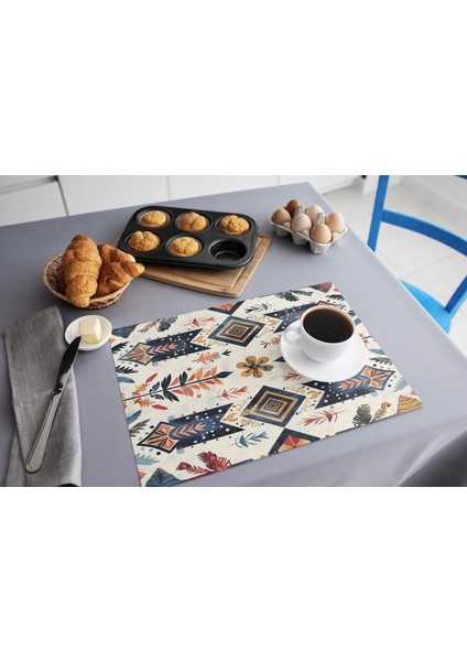 Modern Sofra Sunumu Için Renkli Supla