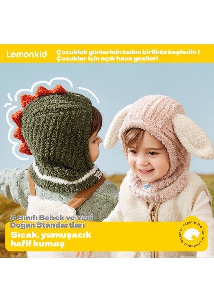 Bebek Çocuk Kış Şapkası Sıcak Tutmalı Erkek/kız Örgü Rüzgar Geçirmez Kulak Koruyuculu Tek Parça Şapka (Yurt Dışından) modelleri