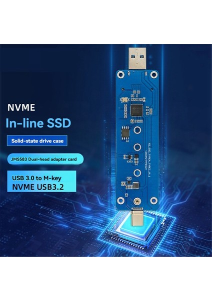 M2 SSD Adaptör Nvme Muhafazası M.2 - Usb3.2 Kasası Nvme Pcıe M Anahtar SSD Nvme - Usb3.0/type-C Dönüştürücü (Yurt Dışından) fırsatları