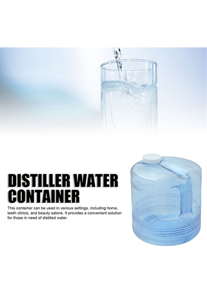 Ev Kullanımı, Diş Bakımı ve Güzellik Tedavileri Için Tezgah Üstü Damıtıcılarla Uyumlu 4l Premium Su Damıtıcı Kabı (Yurt Dışından) modelleri