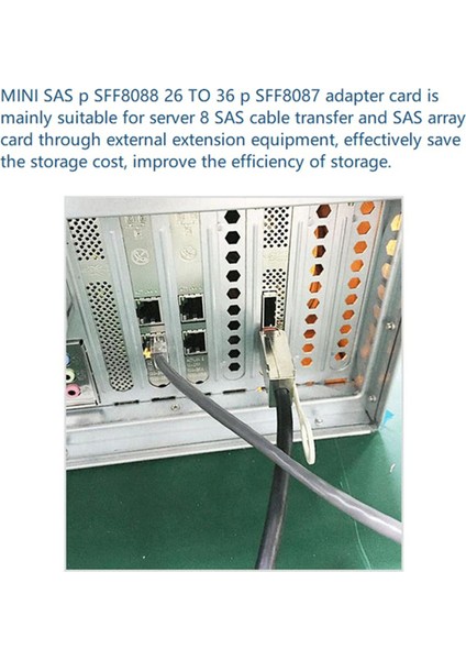 Minisas Adaptör Kartı SFF-8087 - SFF-8088 Çift Portlu Sas Kartı Dahili - Harici Kart (Yurt Dışından) fiyatları