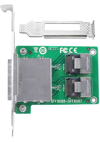 Minisas Adaptör Kartı SFF-8087 - SFF-8088 Çift Portlu Sas Kartı Dahili - Harici Kart (Yurt Dışından) fırsatları
