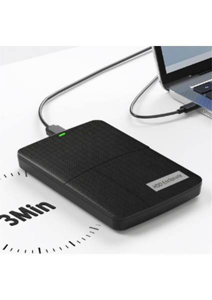 USB 3.0 HDD Muhafazası 2,5 Inç Sata Harici Sabit Disk Kutusu 2,5 Inç SSD Yüksek Hızlı Iletim 5 Gbps (Yurt Dışından) modelleri