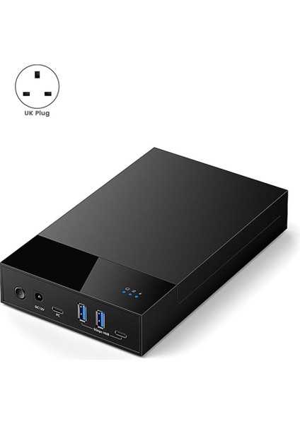 USB 3.0 - 3.5 Inç Sata Sürücü Yerleştirme Istasyonu Harici Sabit Disk Muhafazası 3.5 2.5 Inç Sata SSD HDD Için 20TB Ingiltere Fişi (Yurt Dışından) indirimleri