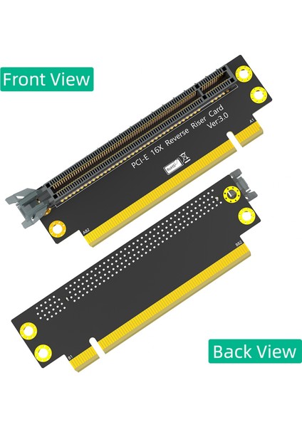 2u Sunucu Için Pcı-E 16X 3.0 90 Derece Ters Erkek - Dişi Yükseltici Kartı (Kurulum Yönü Cpu'ya Doğru) (Yurt Dışından) fiyatları