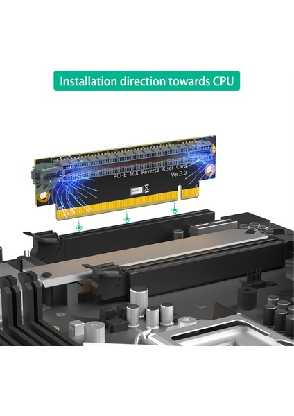 2u Sunucu Için Pcı-E 16X 3.0 90 Derece Ters Erkek - Dişi Yükseltici Kartı (Kurulum Yönü Cpu'ya Doğru) (Yurt Dışından) indirimleri