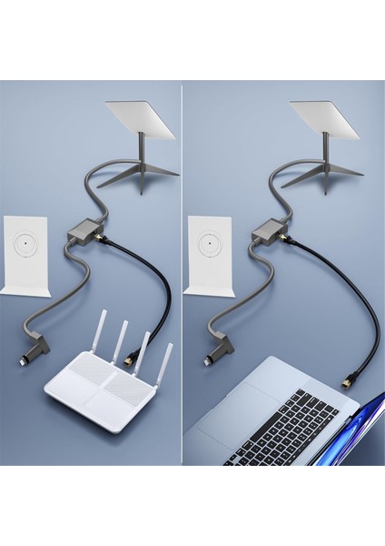 Ethernet Adaptörlü Starlink Gen 2 Kablosu 2'si 1 Arada, Cmx Cmr Dereceli 26AWG Starlink Yedek Kablosu (50FT) (Yurt Dışından) indirimleri