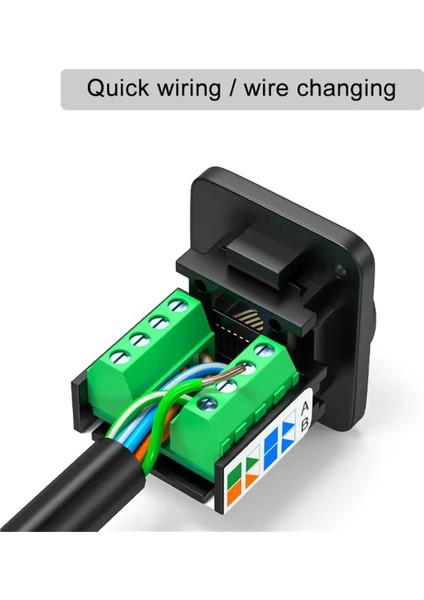 RJ45 CAT5E Ağ Kablosu Soketi RJ45 Panel Kurulum Modülü Ağ Kablosu Genişletici Cat 5 Panel Konnektörü (Yurt Dışından) fırsatları