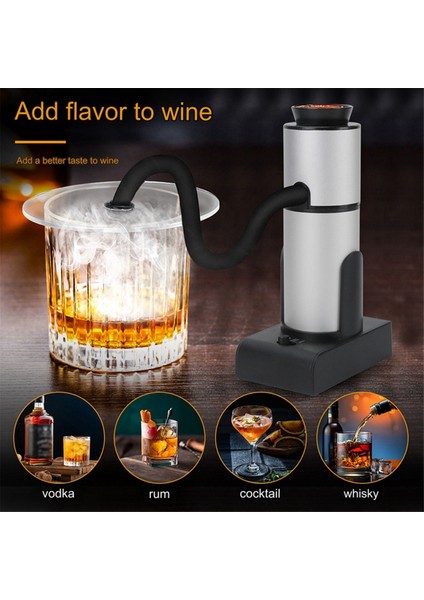 Elde Taşınabilir Dumanlama Makinesi Mutfak Dumanlı Biftek Tütsüleme Makinesi Taşınabilir Mutfak Demleme Aparatı SK301 (Yurt Dışından) fırsatları