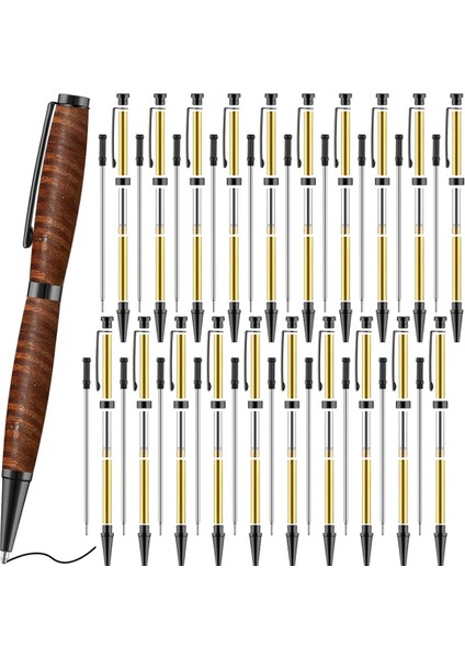 20 Adet 7mm Ince Kalem Seti Yedekleriyle Birlikte Ahşap Döner Kalem Seti Torna Tezgahı Malzemeleri Dıy Bakır Arkadaşlar Öğretmen Öğrenci C (Yurt Dışından)