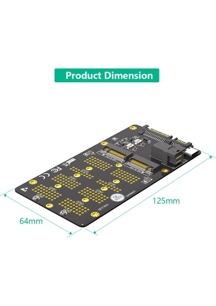 2'si 1 Arada Combo M.2(Ngff) Nvme Ssd/sata-Bus Ssd'den SFF-8643'E ve Sata Adaptörü (Yurt Dışından) fırsatları