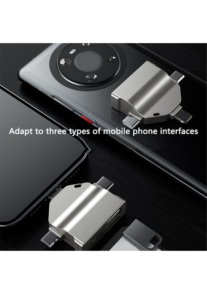 Çok Işlevli 7'si 1 Arada Kart Okuyucu USB 2.0 Tip C - Sd Adaptörü USB Flash Okuyucu Pc Dizüstü Bilgisayar Aksesuarları Gri (Yurt Dışından) indirimleri