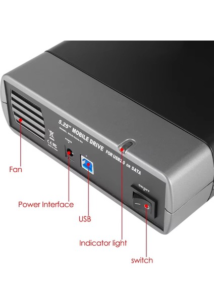 5.25 Inç HDD SSD Muhafaza Kutusu Usb3.0'dan Sata'ya Harici Sabit Disk Kutusu DVD SSD HDD Sabit Disk Kutusu 16 Hızlı Ab Fişi (Yurt Dışından) modelleri