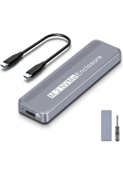 20 Gbps M.2 Nvme Muhafazası USB 3.2 Gen 2x2 Tip C Nvme SSD Muhafazası 2230/2242/2260/2280 Nvme SSD M/b Için (Yurt Dışından)