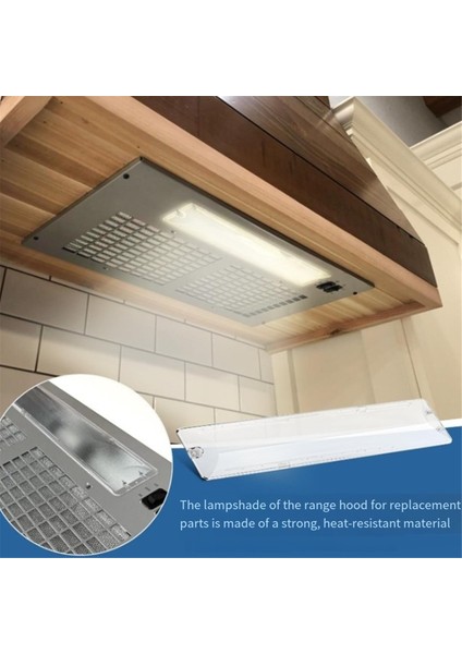 SB03294757 Broan Modelleri RME50000, PM250 Için Davlumbaz Lambası Cam Kapağı Dayanıklı ve Kolay Kurulum (Yurt Dışından) fiyatları