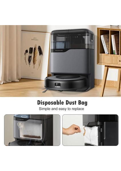 Eufy C20 Omni, C10 Otomatik Boşaltma Torbaları Için 16'lı Paket Toz Torbaları, Verimli Temizlik Için Dayanıklı ve Uzun Ömürlü Aksesuarlar (Yurt Dışından) fırsatları