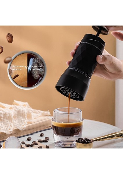Espresso Kahve Makinesi El Pres Kapsülü Öğütülmüş Kahve Demleyici Taşınabilir Kahve Makinesi Fit Kahve Tozu Kahve Kapsülü (Yurt Dışından) fiyatları