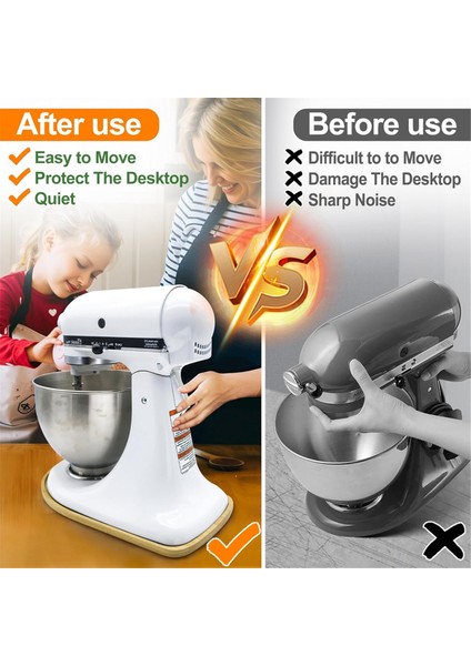 Kitchenaid 5-8 Qt Kase Kaldırmalı Stand Mikseri Için Bambu Mikser Kaydırıcısı, Mutfak Tezgahı Saklama Aksesuarları (Yurt Dışından) modelleri