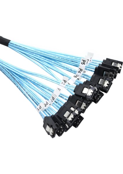 Adet Sata Kablo Seti 8 Set Sata 3.0 Kablo Pc Sata Kablosu Sas 7pin 6gbps Veri Kablosu Sabit Disk SSD Sürücü Nas Ana Bilgisayarı Için (Yurt Dışından) modelleri