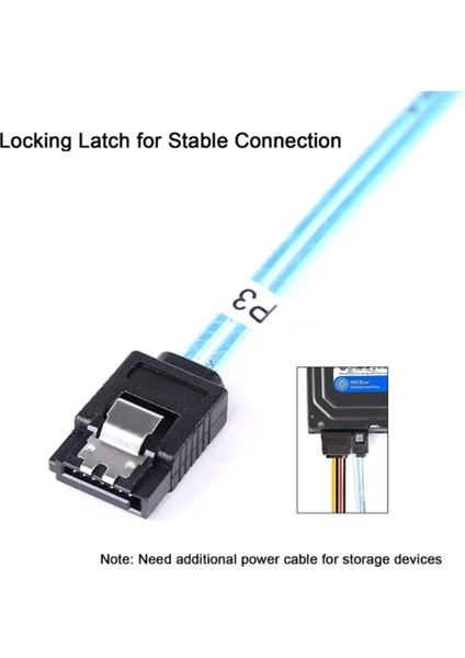 Adet Sata Kablo Seti 8 Set Sata 3.0 Kablo Pc Sata Kablosu Sas 7pin 6gbps Veri Kablosu Sabit Disk SSD Sürücü Nas Ana Bilgisayarı Için (Yurt Dışından) indirimleri