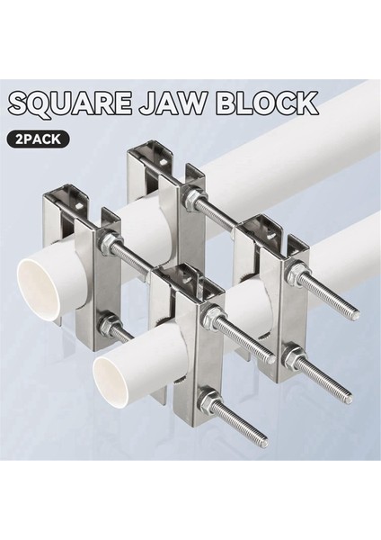 Çift Anten Direği Kelepçe Kiti V Çene Bloğu, Tv Cb Radyo Amatör Bayrak Direği Için Direk Kelepçe Montaj Braketi Tutucu (Yurt Dışından) modelleri