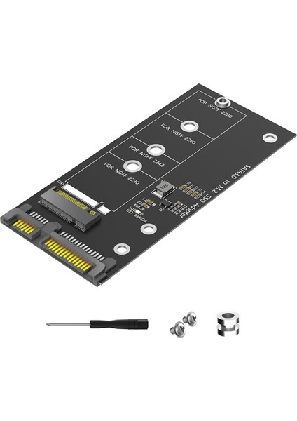 M.2 - Sata Adaptör Kartı M.2 Ngff - Sata B Anahtar SSD Dönüştürücü Ngff M.2 2280 2260 2242 2230 SSD Için (Yurt Dışından)