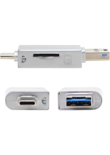 Nano Hafıza Kartı ve Tf Sd Karttan USB C ve USB 2.0 Kart Okuyucu Adaptörü Tak ve Çalıştır (Yurt Dışından) modelleri