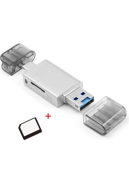 Nano Hafıza Kartı ve Tf Sd Karttan USB C ve USB 2.0 Kart Okuyucu Adaptörü Tak ve Çalıştır (Yurt Dışından) indirimleri