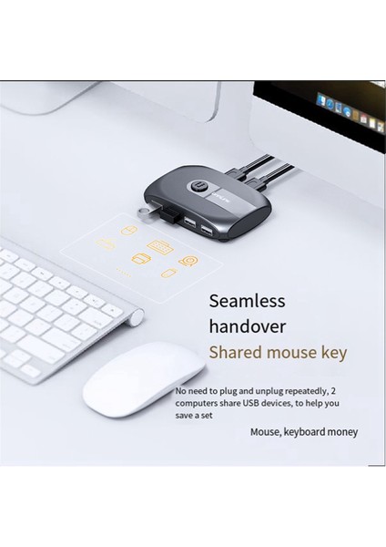 Unnlınk Usb2.0 Yazıcı Paylaşım Cihazı 4 Port 2 Giriş ve 4 Çıkış 2 Bilgisayar Klavye ve Fare Paylaşımı Anahtarı USB Aygıtını Paylaşır (Yurt Dışından) fiyatları
