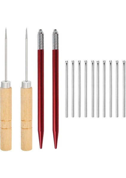 El Sanatları Için Bebek Saçı Köklendirme Aksesuar Seti, 10X0,8 mm Iğneli Bebek Saçı Yeniden Köklendirme Aleti (Yurt Dışından)