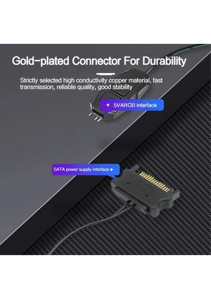 Argb Denetleyici 5V 3pin Sata Güç Kaynağı Rgb Denetleyici 3pın Hub Bilgisayar Cpu Kasa Fanı LED Işık Radyatörü Beyaz (Yurt Dışından) indirimleri