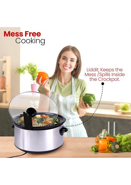 Mutfak Düzenlemesi Için Ocak Üstü Yavaş Pişirici Kapak Tutucusu Yavaş Pişirici Kapak Standı (Yurt Dışından) fırsatları