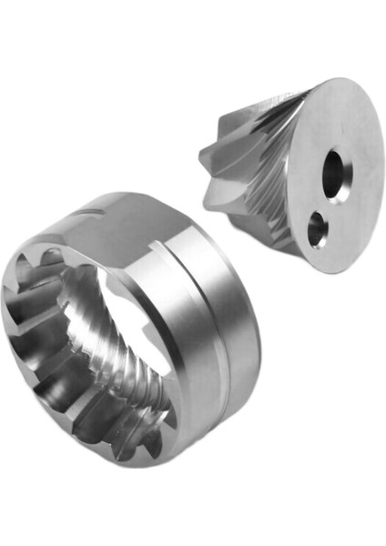 Manuel Kahve Öğütücü Için 38 mm Konik Çapaklar, Tatlı Yüksek Homojen Espresso Öğütme Düz Çapaklar Kahve Aksesuarları (Yurt Dışından)