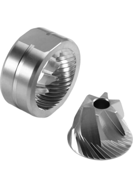 Manuel Kahve Öğütücü Için 38 mm Konik Çapaklar, Tatlı Yüksek Homojen Espresso Öğütme Düz Çapaklar Kahve Aksesuarları (Yurt Dışından) modelleri