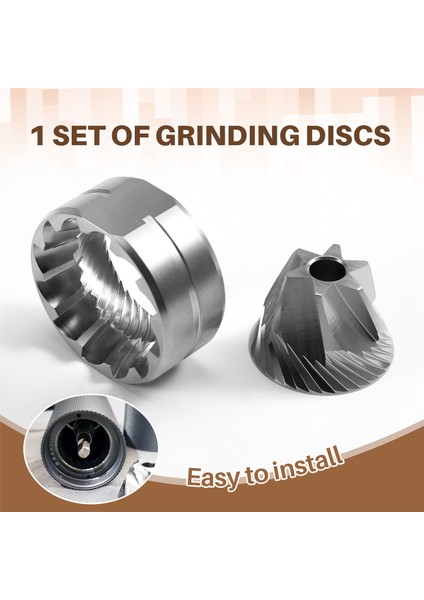 Manuel Kahve Öğütücü Için 38 mm Konik Çapaklar, Tatlı Yüksek Homojen Espresso Öğütme Düz Çapaklar Kahve Aksesuarları (Yurt Dışından) fırsatları