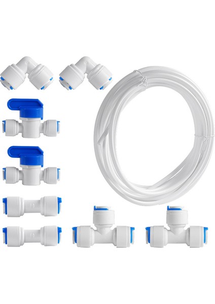 10M Buzdolabı Su Hattı Kiti Su Temini Borusu ve Hızlı Bağlantılı Buzdolabı Bağlantı Kiti (Yurt Dışından)