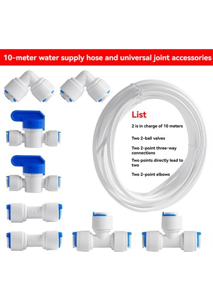 10M Buzdolabı Su Hattı Kiti Su Temini Borusu ve Hızlı Bağlantılı Buzdolabı Bağlantı Kiti (Yurt Dışından) fiyatları