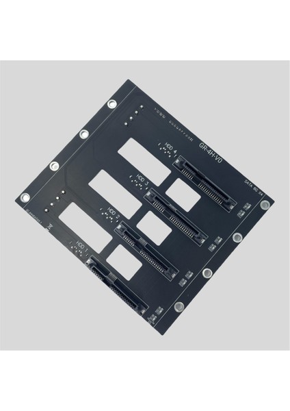 6gbps SSD HDD Sata5.1 Sabit Disk Sürücüsü Arka Panel Nas Depolama Kartı Sunucu Genişletme Kartı Sata'dan 4 Diske Adaptör 2 x 4d (Yurt Dışından) fiyatları