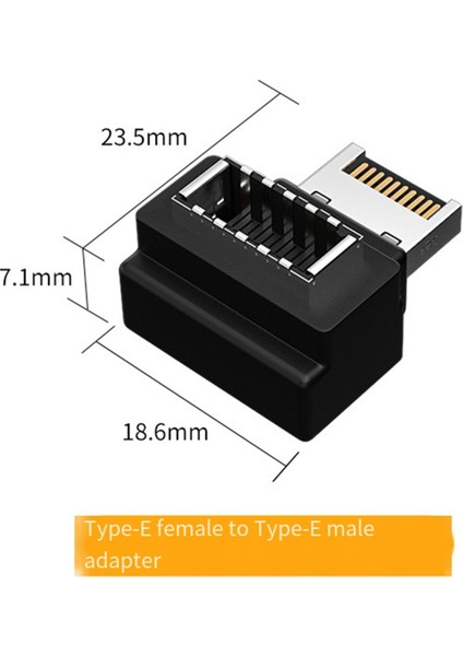 USB 3.1 Ön Panel Başlığı USB Tip-E - USB Tip-A Kablo Adaptörü Konnektörü Tip E Dişi - USB A Erkek Konnektörü (Yurt Dışından) indirimleri