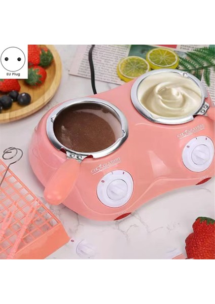 Elektrikli Çift Kazanlı Çikolata Eritme Fırını, Çift Hızlı Sıcak Kaplı Çikolata Eritme Makinesi Seti Ab Fişi (Yurt Dışından) fiyatları