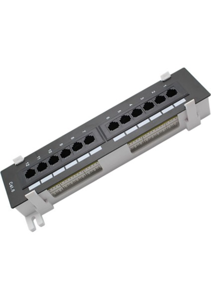 Ağ Araç Seti 12 Portlu Cat6 Patch Panel RJ45 Ağ Duvar Montaj Rafı ve Duvar Montaj Braketi (Yurt Dışından) fiyatları
