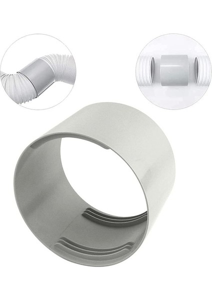 Taşınabilir Klima Egzoz Hortumu Bağlantı Parçası Pencere Adaptörü Klima Ünitesi Boru Bağlantı Parçaları ve Aksesuarları 5.9 Inç (Yurt Dışından)