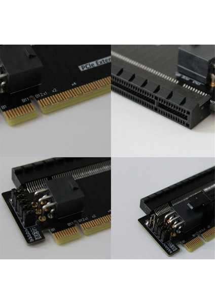 Pcı-E X16 Yarım Yükseklikten Tam Yüksekliğe Uzatma Yükseltici Kartı Pcıe 5.0 X16 Test Adaptörü Koruyucu Kartı 1u 2u Sunucu Için (Yurt Dışından) fırsatları