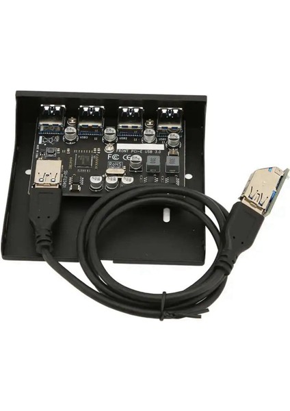 Masaüstü Bilgisayar Disket Sürücü Yuvası Için USB Ön Panel 4 Portlu USB 3.0 5gbps Pcıe - Usb3.0 Hub (Yurt Dışından) fiyatları