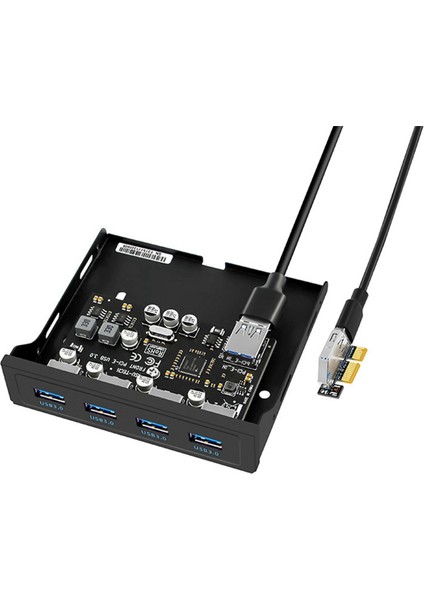 Masaüstü Bilgisayar Disket Sürücü Yuvası Için USB Ön Panel 4 Portlu USB 3.0 5gbps Pcıe - Usb3.0 Hub (Yurt Dışından) fırsatları