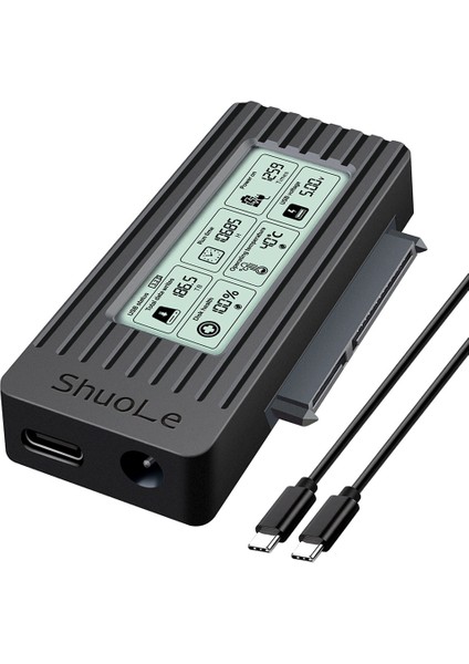 Shuole USB C - Sata Ide Sabit Disk Adaptörü Dönüştürücü Kablosu 3,5 2,5 Inç Hdd/ssd Sata Iıı Sabit Disk Adaptörü Pc Dizüstü Bilgisayar Için (Yurt Dışından)