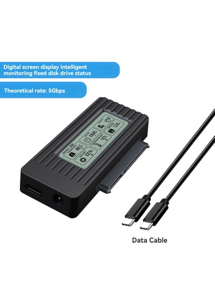 Shuole USB C - Sata Ide Sabit Disk Adaptörü Dönüştürücü Kablosu 3,5 2,5 Inç Hdd/ssd Sata Iıı Sabit Disk Adaptörü Pc Dizüstü Bilgisayar Için (Yurt Dışından) fiyatları