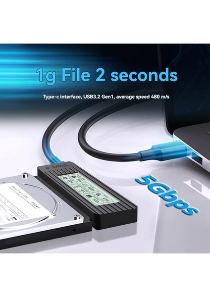 Shuole USB C - Sata Ide Sabit Disk Adaptörü Dönüştürücü Kablosu 3,5 2,5 Inç Hdd/ssd Sata Iıı Sabit Disk Adaptörü Pc Dizüstü Bilgisayar Için (Yurt Dışından) fırsatları