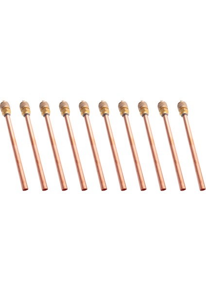 10 Valf 1/4 Inç Sae x 1/4 Inç Od x 4 Inç Gövde Çekirdek Ac Soğutma (Yurt Dışından)