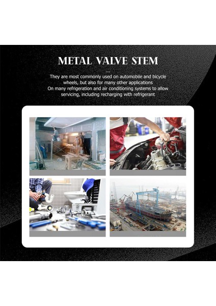 10 Valf 1/4 Inç Sae x 1/4 Inç Od x 4 Inç Gövde Çekirdek Ac Soğutma (Yurt Dışından) modelleri